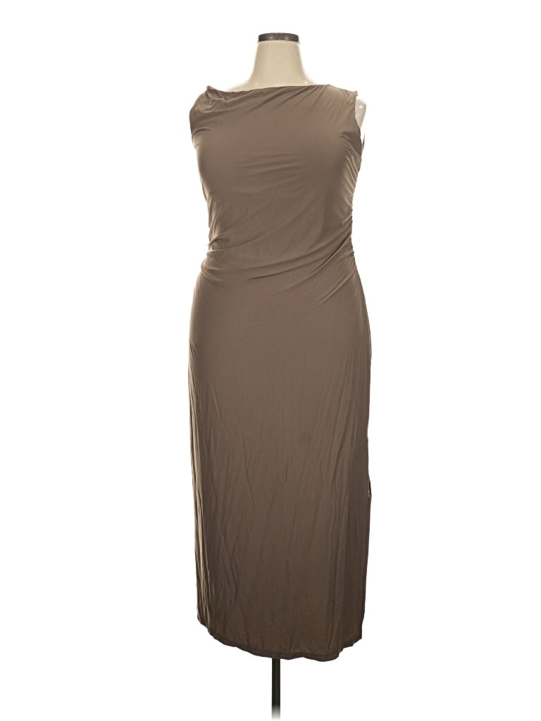 Pre-owned Wild Fable Cocktail Dress In Brown