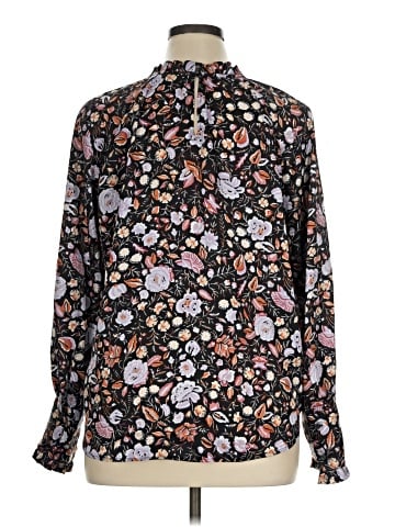 Ann Taylor Long Sleeve Blouse (view 2)