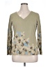 Talbots 100% Cotton Green Long Sleeve Blouse Size XL - photo 1