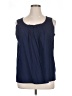 Talbots Blue Sleeveless Blouse Size 16 - photo 1