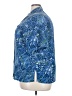 BonWorth Print Blue Short Sleeve Blouse Size 4X (estimated) - photo 5