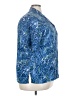 BonWorth Print Blue Short Sleeve Blouse Size 4X (estimated) - photo 4