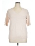 Ella Moss Ivory Short Sleeve Top Size XL - photo 1