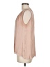 H&M 100% Polyester Tan Sleeveless Blouse Size 8 - photo 5