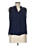 Bella Dahl Blue Sleeveless Blouse Size L - photo 1