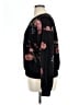Pilcro 100% Cotton Floral Black Pullover Sweater Size XL - photo 5