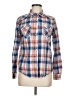 Lee 100% Cotton Plaid Orange Long Sleeve Button-Down Shirt Size M - photo 1