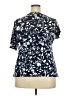 Croft & Barrow Blue Short Sleeve Blouse Size XXL - photo 2