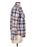 Lee 100% Cotton Plaid Orange Long Sleeve Button-Down Shirt Size M - photo 4