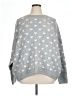 Vince Camuto Hearts Gray Pullover Sweater Size XL - photo 1