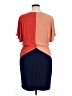 MSK Color Block Orange Casual Dress Size XL (petite) - photo 2