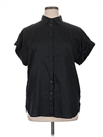 Lauren by Ralph Lauren Short Sleeve Blouse (view 1)