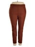Jules & Leopold Solid Brown Active Pants Size 3X - photo 1