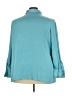 Jaclyn Smith 100% Polyester Teal 3/4 Sleeve Blouse Size 26W - photo 2