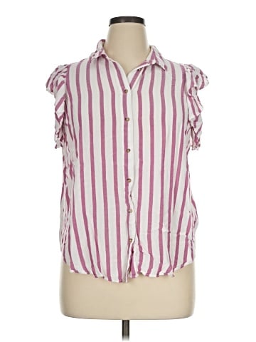 Maeve by Anthropologie Sleeveless Button-Down Shirt (view 1)