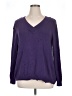 Karen Scott 100% Cotton Purple Pullover Sweater Size XL - photo 1