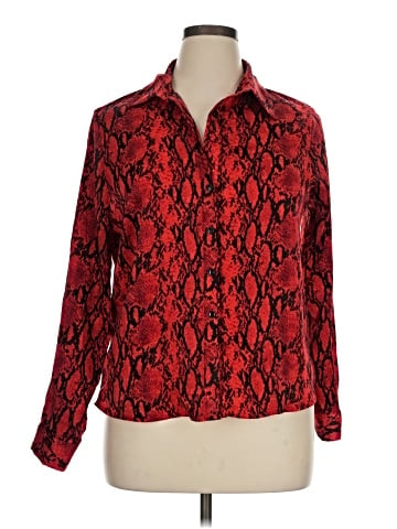 Rabbit Rose Long Sleeve Blouse (view 1)
