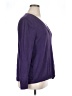 Karen Scott 100% Cotton Purple Pullover Sweater Size XL - photo 4