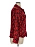 Rabbit Rose 100% Polyester Animal Print Red Long Sleeve Blouse Size XL - photo 4