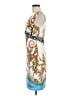 Boston Proper Print Ivory Cocktail Dress Size 8 - photo 5