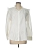 Old Navy 100% Cotton Ivory Long Sleeve Blouse Size L - photo 1