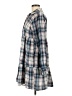 Mi ami Plaid Blue Casual Dress Size M - photo 5