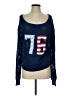 Ultra Flirt Blue Pullover Sweater Size S - photo 1