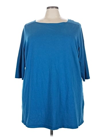 Roaman's 3/4 Sleeve Top (view 1)