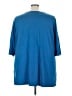 Roaman's 100% Cotton Blue 3/4 Sleeve Top Size 30 (3X) - photo 2