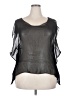 ONETEASPOON Black Short Sleeve Top Size XXL (estimated) - photo 1