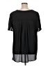 Pleione 100% Polyester Black Short Sleeve Blouse Size 1X - photo 2