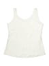 Lucky in Love Ivory White Sleeveless Top Size L - photo 2
