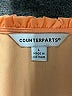 Counterparts 100% Polyester Orange Short Sleeve Blouse Size L - photo 7