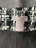 H&M 100% Polyester Houndstooth Black Coat Size M - photo 6