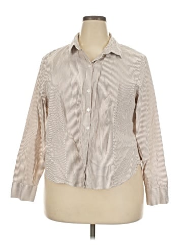 Old Navy 3/4 Sleeve Button-Down Shirt (view 1)