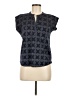 Bobeau Blue Short Sleeve Henley Size M - photo 1