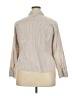 Old Navy Metallic Tan 3/4 Sleeve Button-Down Shirt Size 2X - photo 2