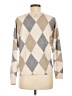 Sioni Argyle Tan Cardigan Size M - photo 2