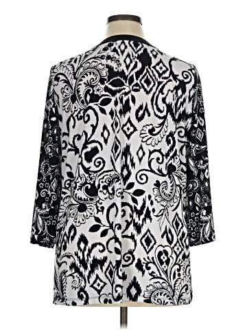 Susan Graver 3/4 Sleeve Blouse (view 2)