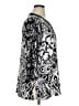 Susan Graver Silver 3/4 Sleeve Blouse Size XL - photo 4