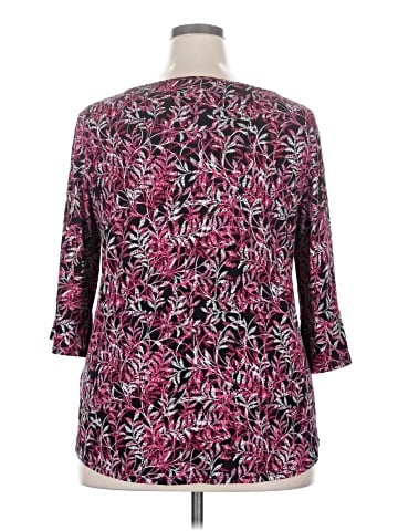 Roz & Ali 3/4 Sleeve Blouse (view 2)