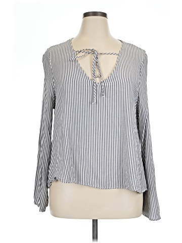 Mossimo Supply Co. Long Sleeve Blouse (view 1)