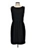 J.Crew 100% Polyester Solid Black Casual Dress Size 10 - photo 1