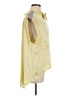 Koch 100% Polyester Yellow Sleeveless Blouse Size M - photo 4