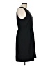 J.Crew 100% Polyester Solid Black Casual Dress Size 10 - photo 4