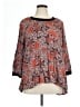 DR2 100% Rayon Gray 3/4 Sleeve Blouse Size XL - photo 1