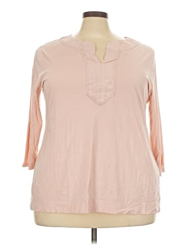 Lauren by Ralph Lauren 3/4 Sleeve Top (view 1)