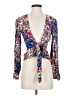 Majorelle 100% Rayon Blue Long Sleeve Blouse Size XXS - photo 1