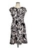 Elle Print Black Casual Dress Size XL - photo 1