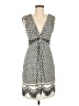 Express Print Gray Casual Dress Size M - photo 1